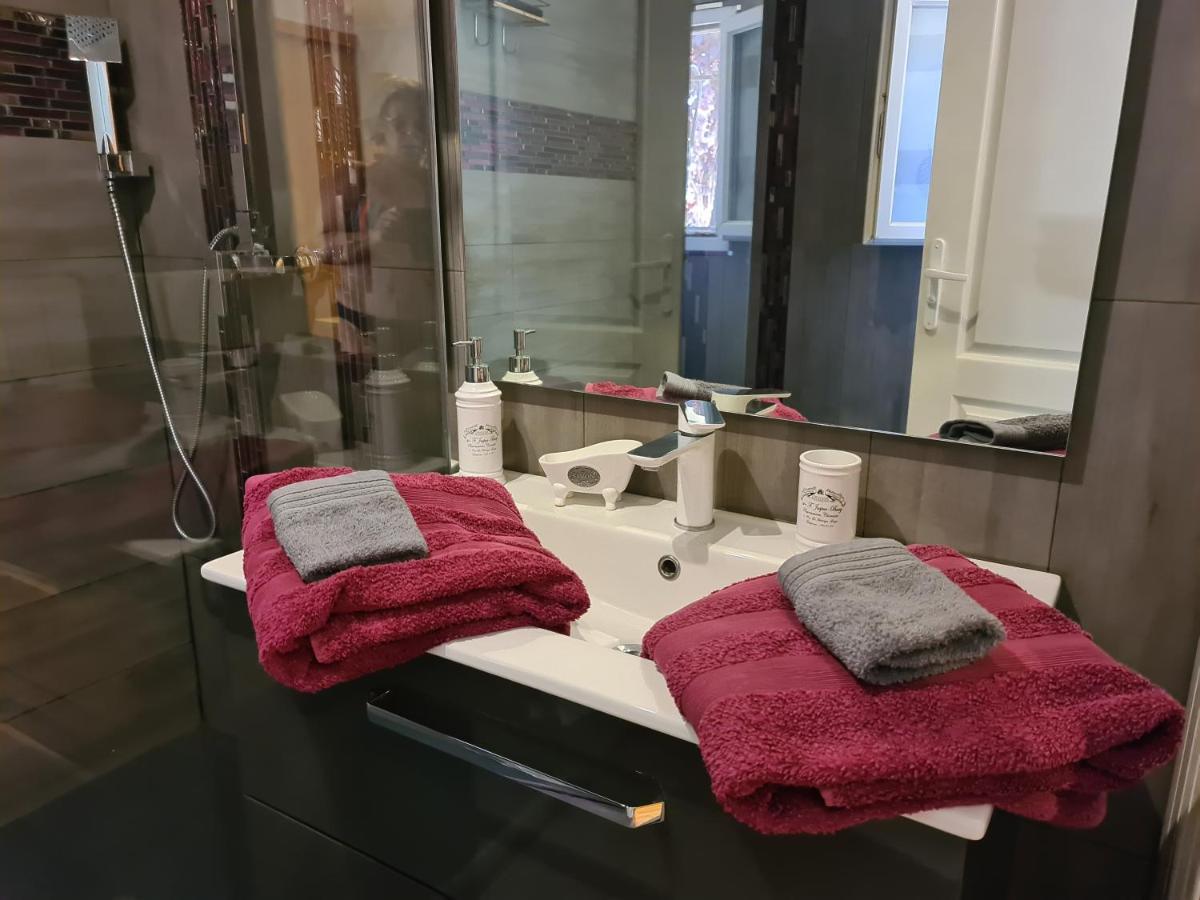 Appartements Dans Villa Privee Avec Piscine, Jardin, Parking Clos, Wifi, Climatisation Мерёй Экстерьер фото