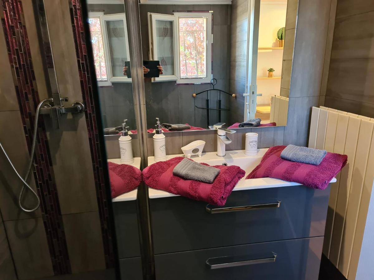Appartements Dans Villa Privee Avec Piscine, Jardin, Parking Clos, Wifi, Climatisation Мерёй Экстерьер фото